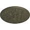 Ekena Millwork Baile Ceiling Medallion (Fits Canopies up to 6"), Hand-Painted Witch Hazel, 31 1/4"OD x 2 1/4"P CM31BAWHF - alternate 3